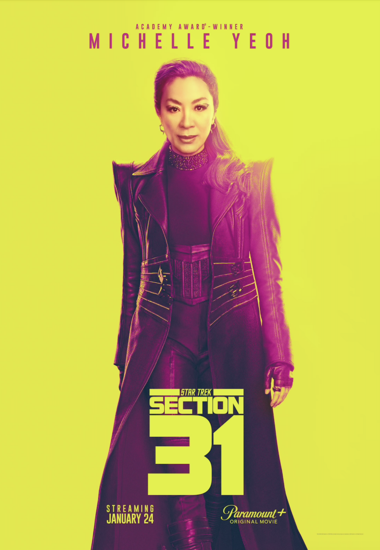 marketing poster for the film Star Trek: Section 31 starring Michelle Yeoh